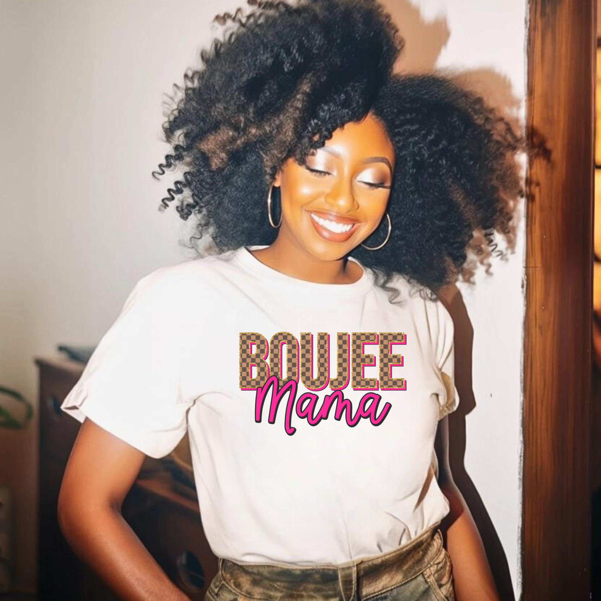 Boujee Mama T shirt – Custom Printed Tees, DFT Transfers, Car Freshies