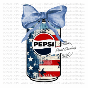 Patriotic Pepsi PNG DIGITAL DOWNLOAD