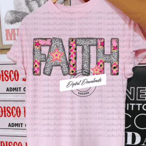 Glitz Pop Faith PNG DIGITAL DOWNLOAD