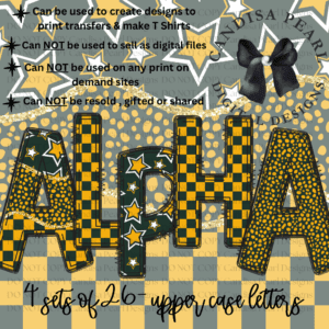 Spirit Dark Green & Yellow PNG DIGITAL DOWNLOAD