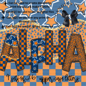 Spirit Navy & Orange PNG DIGITAL DOWNLOAD