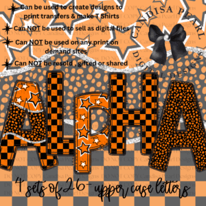Spirit Orange & Black Silver PNG DIGITAL DOWNLOAD