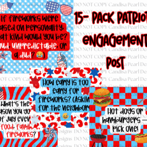 Interactive Group Post 15-Pack PNG DIGITAL DOWNLOAD