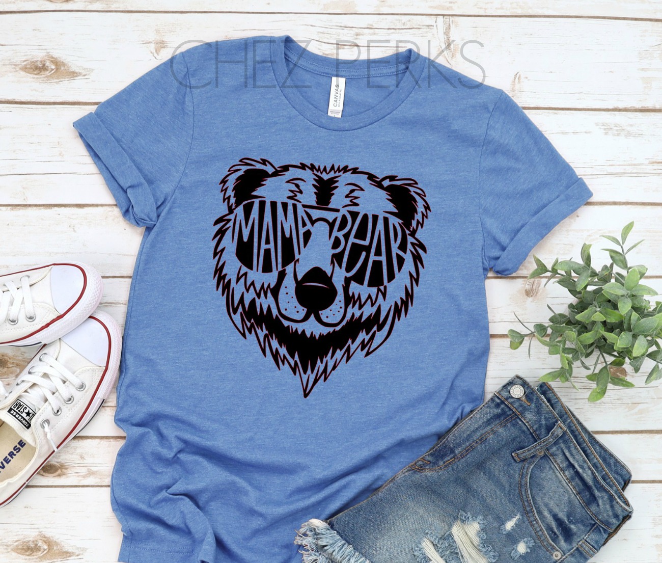 Download Mama Bear With Glasses T shirt - CHEZ PERKS