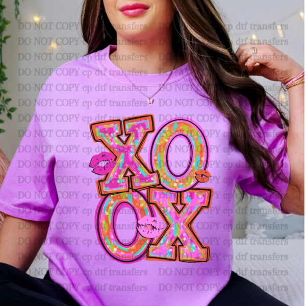 Xoxo Kisses DTF TRANSFER