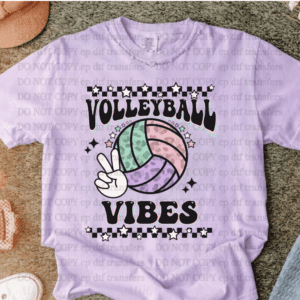 Volleyball Vibes DTF TRANSFER