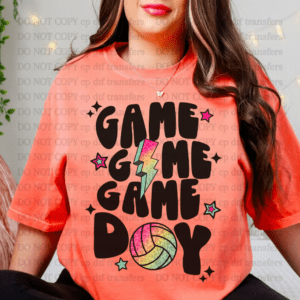 Volleyball Game Day DTF TRANSFER