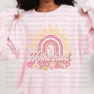 Motherhood Rainbow With Sun DTF TRANSFER