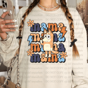 Mama Bluey DTF TRANSFER