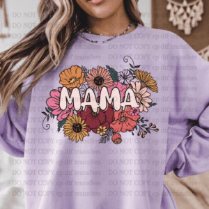 Retro Mama Flowers DTF TRANSFER