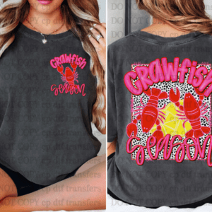 Crawfish Season With Pocket  DTF TRANSFER