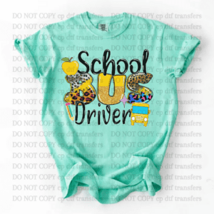 School Bus Driver DTF TRANSFER