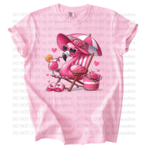 Sassy Flamingo DTF TRANSFER