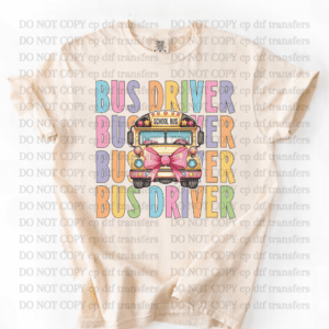 Coquette Pastel Bus Diver DTF TRANSFER