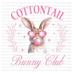 Cotton Tail Bunny Club PNG DIGITAL DOWNLOAD