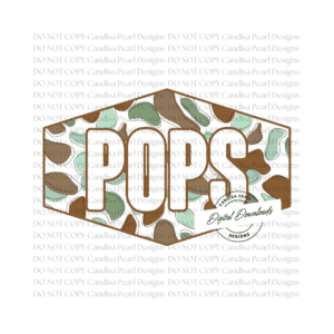 Abstract Camo Pops PNG DIGITAL DOWNLOAD