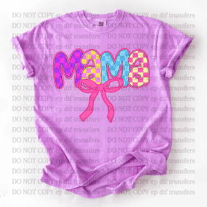 Mama Bright Checkers DTF TRANSFER