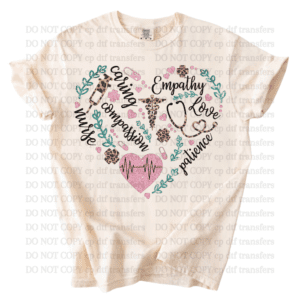 Nurse Heart DTF TRANSFER