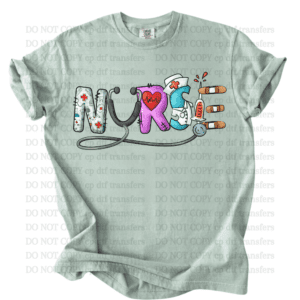 Nurse Doodle Elements DTF TRANSFER