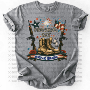 Memorial Day Honor And Remember DTF TRANSFER