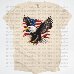 American Flag Eagle DTF TRANSFER