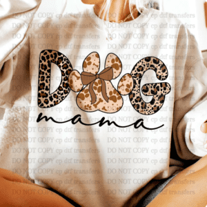 Dog Mama Coquette Bow DTF TRANSFER