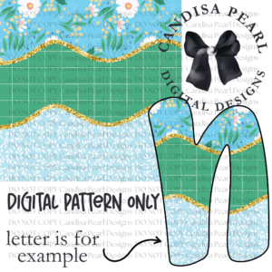 Digital Pattern Jade Petals  PNG DIGITAL DOWNLOAD