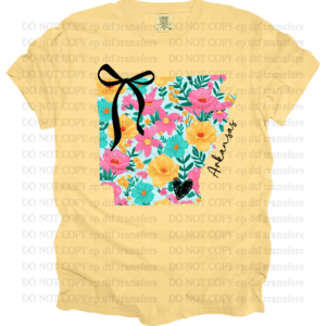 Arkansas Spring Flowers DTF TRANSFER