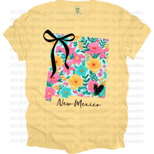 New Mexico Spring Flowers DTF TRANSFER