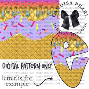 Digital Pattern Rainbow Lavender PNG DIGITAL DOWNLOAD