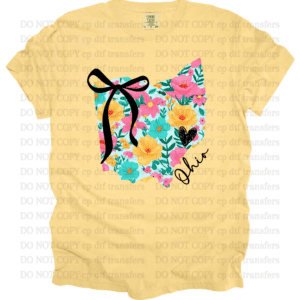 Ohio Spring Flowers DTF TRANSFER