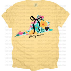 Virginia Spring Flowers DTF TRANSFER