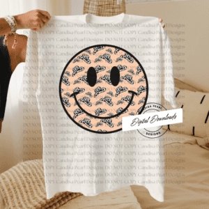 Peach Western Hat Smiley PNG DIGITAL DOWNLOAD