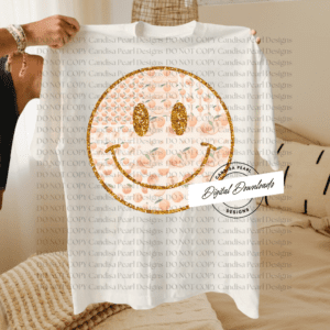 Peachy Smiley PNG DIGITAL DOWNLOAD