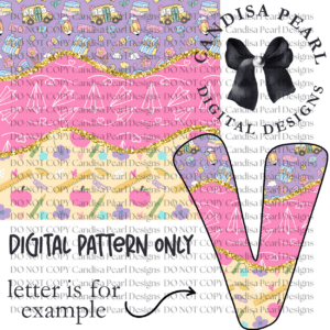 Digital Pattern Spring School PNG DIGITAL DOWNLOAD