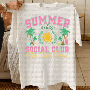 Summer Social Club DTF TRANSFER