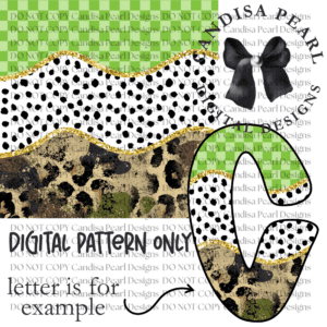 Digital Pattern Camo Dots Green Checker  PNG DIGITAL DOWNLOAD