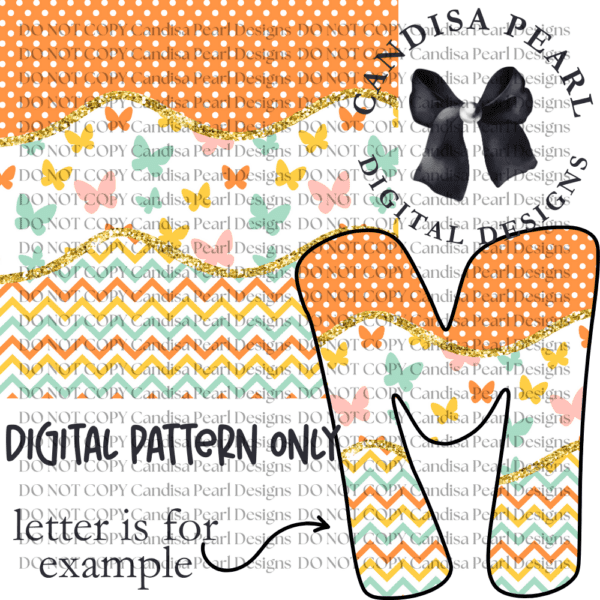 Digital Pattern Happy Floral Days PNG DIGITAL DOWNLOAD