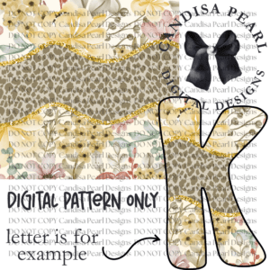 Digital Pattern Earthy Bloom PNG DIGITAL DOWNLOAD