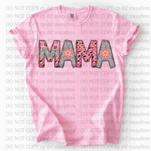 Mama Glitz Pop DTF TRANSFER