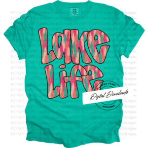 Lake Life Brush Stroke PNG DIGITAL DOWNLOAD