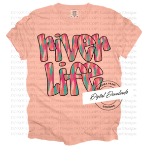 River Life Brush Stroke PNG DIGITAL DOWNLOAD