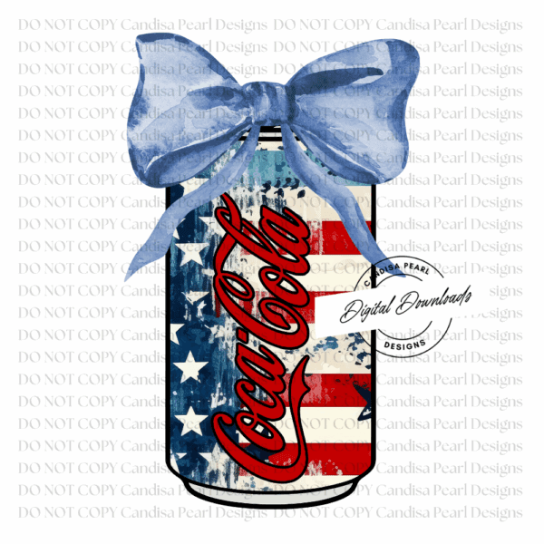 Patriotic Coca Cola PNG DIGITAL DOWNLOAD