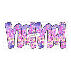 Nana Preppy Pink PNG DIGITAL DOWNLOAD
