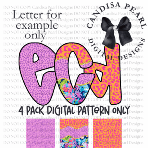 Digital Pattern Neon Breeze Pack PNG DIGITAL DOWNLOAD