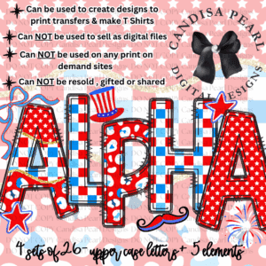 Animal Patriotic  Alpha PNG DIGITAL DOWNLOAD