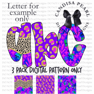 Digital Pattern Color Craze Pack PNG DIGITAL DOWNLOAD