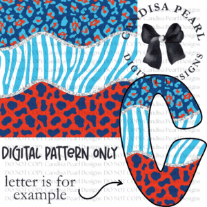 Digital Pattern Animal Patriotic PNG DIGITAL DOWNLOAD