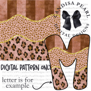 Digital Pattern Chic Safari PNG DIGITAL DOWNLOAD