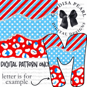 Digital Pattern Animal Patriotic #2 PNG DIGITAL DOWNLOAD